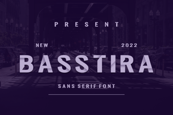 Basstira: A Modern Display Font for Editorial Design