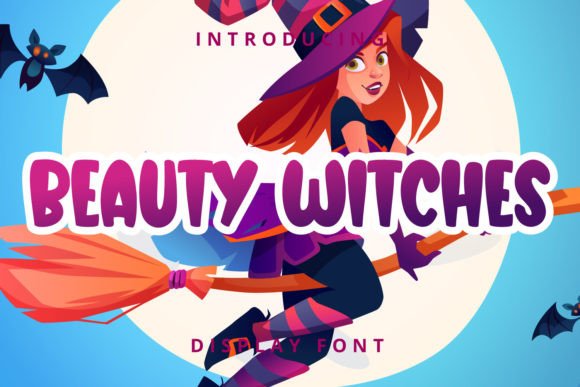 Beauty Witches: A Playful Display Font for Campaigns