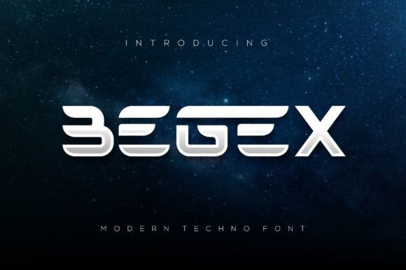 Begex: A Modern Display Font for Crafters