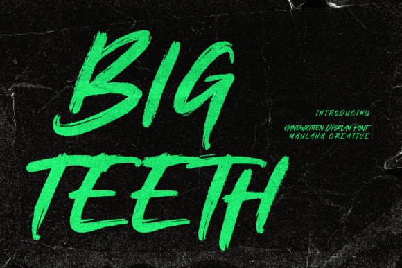 Bigteeth: A Modern Handwritten Display Font Review