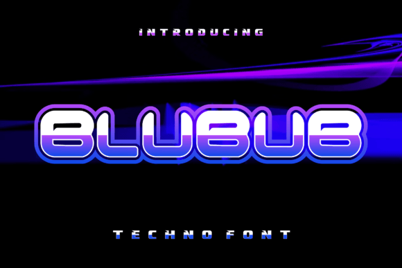 Blubub: A Modern Display Font for Elegant Branding