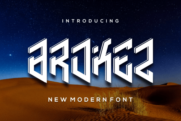 Brokez: A Modern Display Font for Editorial Impact