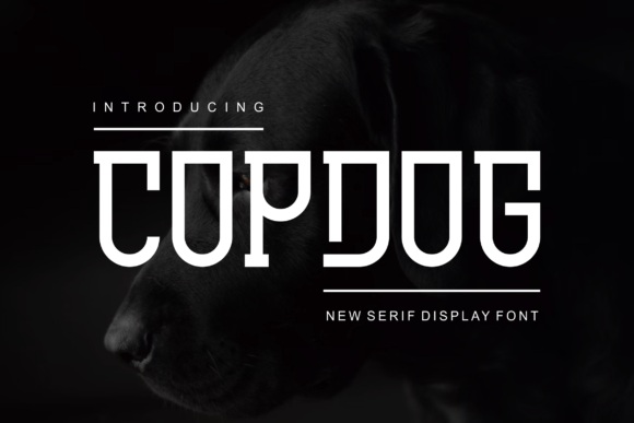 Copdog: A Modern Display Font for Bold Brand Identity
