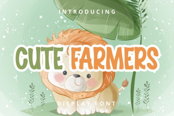 Cute Farmers: A Playful Display Font for Web Design