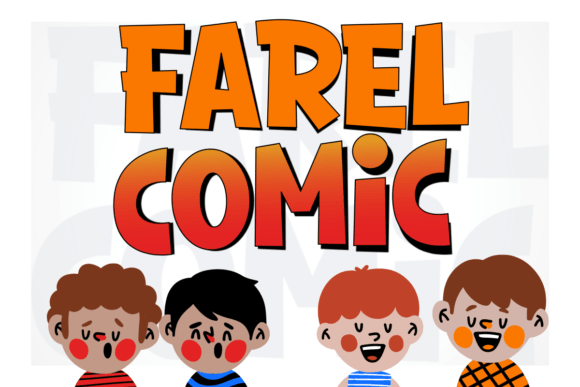 Farel Comic: A Playful Display Font for Your Brand