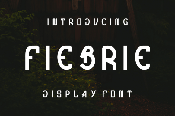 Fiebrie: A Bold Display Font for Modern Web Design