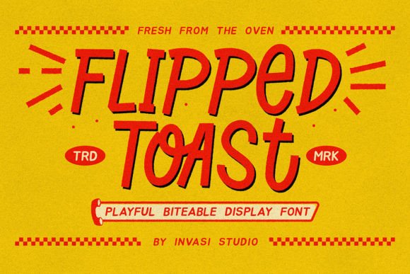 Flipped Toast: A Playful Display Font Review