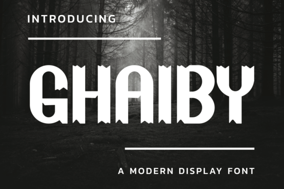 Ghaiby: A Quirky Display Font for Bold Marketing