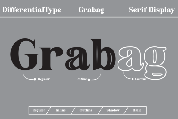 Grabag: A Bold Display Font for Modern Web Design