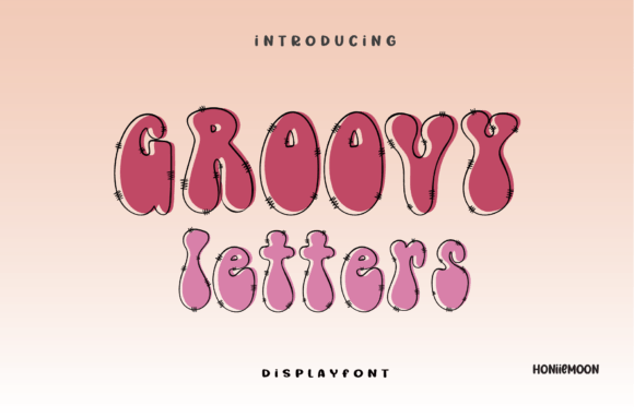 Groovy Letters: A Bold Display Font for Marketers