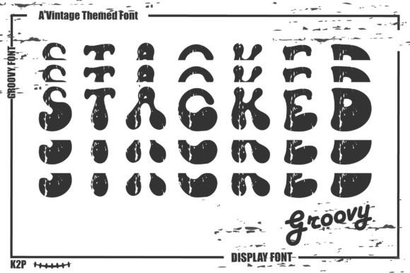 Groovy Stacked: A Bold Display Font for Marketers