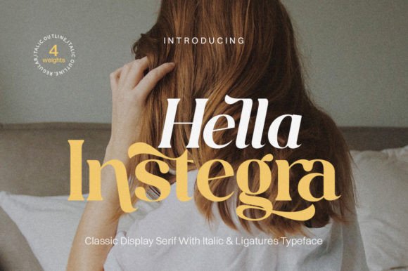 Hella Instegra: The Display Font for Bold Campaigns