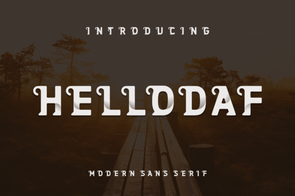Hellodaf: The Modern Display Font for Bold Marketing