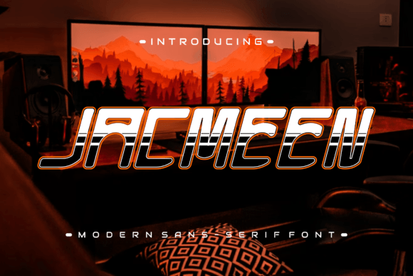 Jacmeen: A Modern Display Font for Digital Design