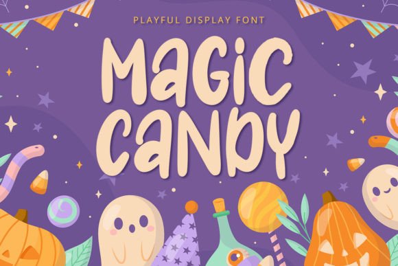 Magic Candy: A Playful Display Font for Campaigns