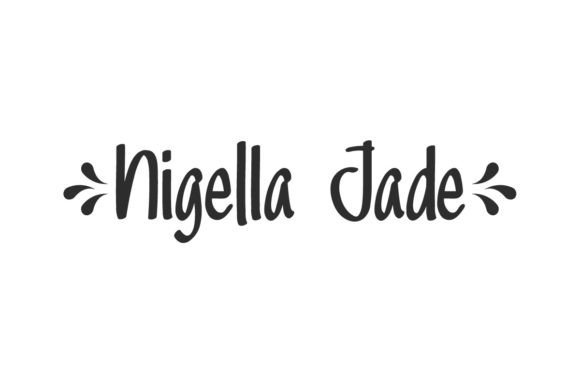Nigella Jade: A Playful Display Font for Branding