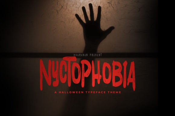 Nyctophobia: A Bold Display Font for Web Design