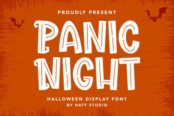 Panic Night: A Quirky Display Font for Bold Branding