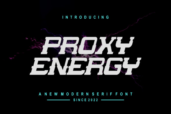 Proxyenergy: The Bold Display Font for Campaigns