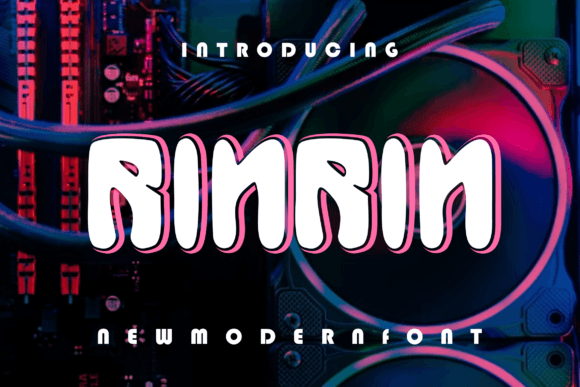 Rinrin: A Whimsical Display Font for Small Business Branding