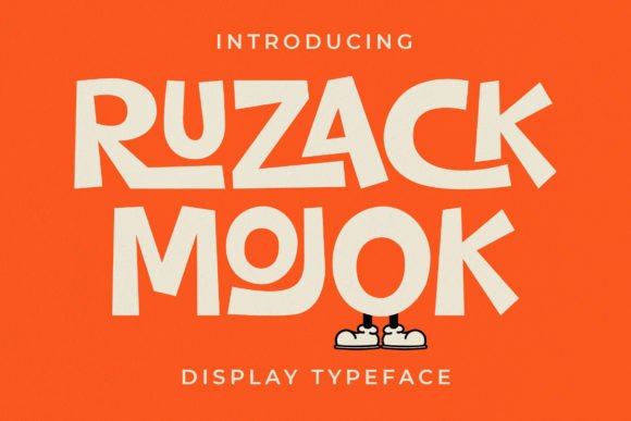 Ruzack Mojok: The Display Font for Bold Campaigns