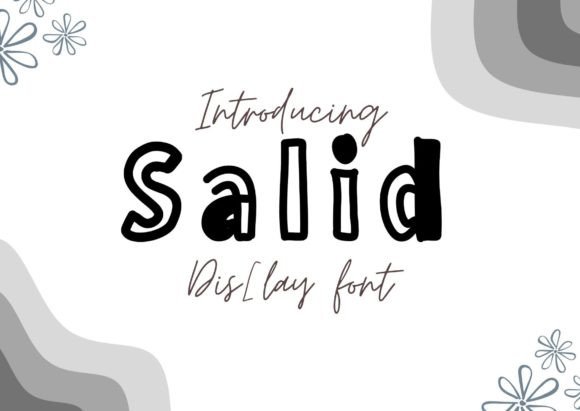 Salid: A Unique Display Font for Web Design