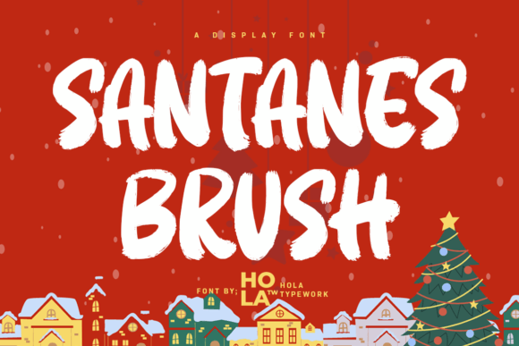 Santanes Brush: A Dynamic Display Font for Editorial Design