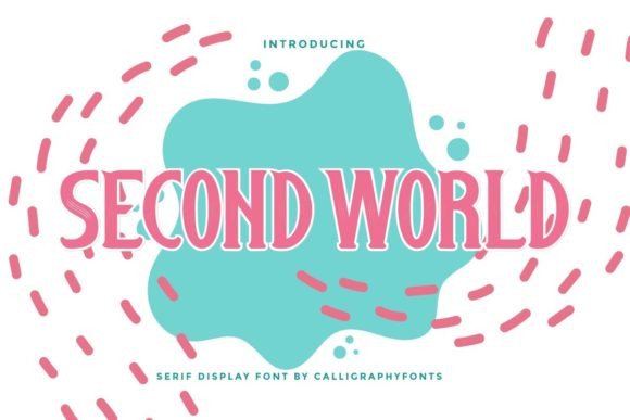 Second World: A Western Display Font for Brand Identity