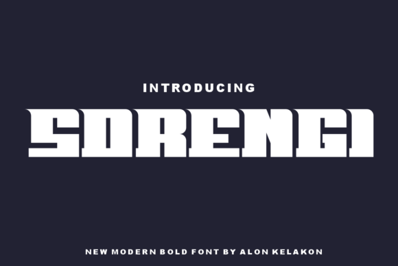 Sorengi: A Bold Display Font for Modern Web Design