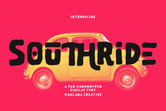 Southride: A Playful Display Font for Your Brand