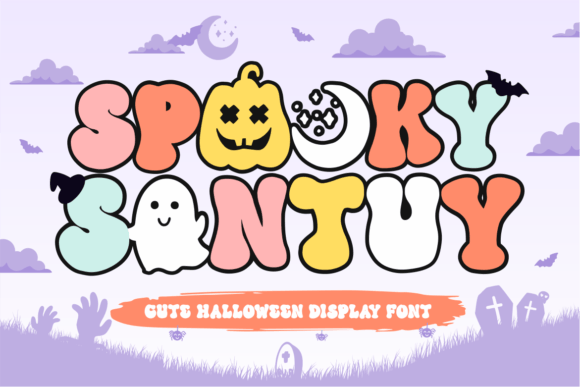Spooky Santuy: A Whimsical Display Font for Makers