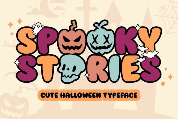 Spooky Stories: A Halloween Display Font for Editors