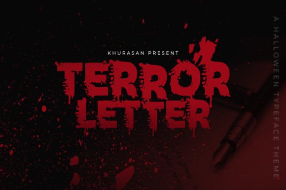 Terror Letter: A Spooky Display Font for Brand Identity
