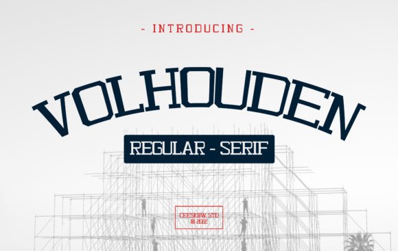 Volhouden: A Friendly Display Font for Small Business Branding