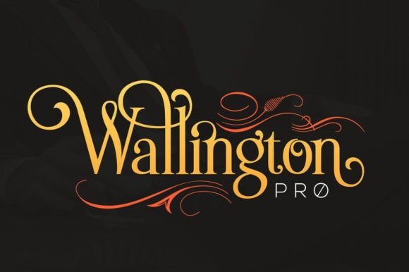 Wallington Pro: The Elegant Display Font for Your Brand