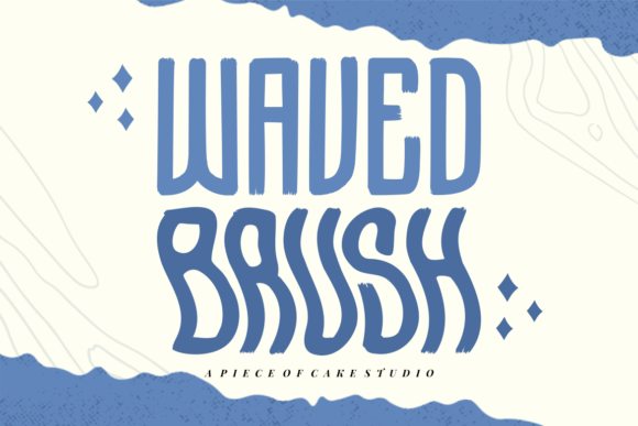 Waved Brush: A Playful Display Font for Web Design